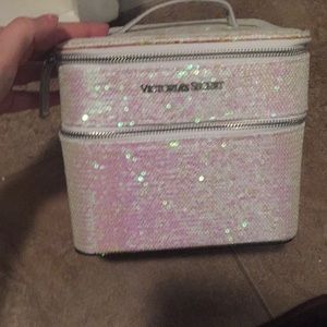 Rare Victoria secret make up train case